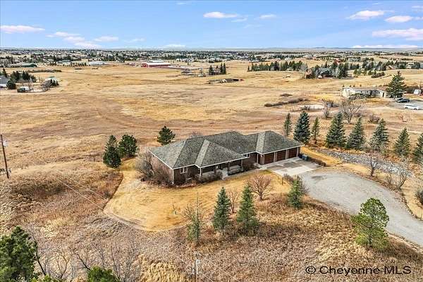4.87 Acres of Land with Home for Sale in Cheyenne, Wyoming