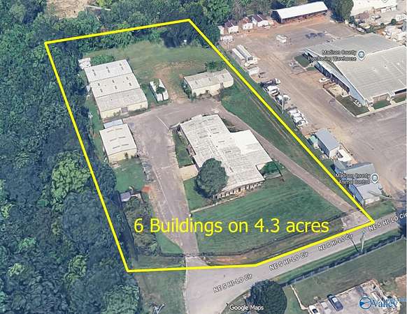 4.3 Acres of Improved Commercial Land for Sale in Huntsville, Alabama
