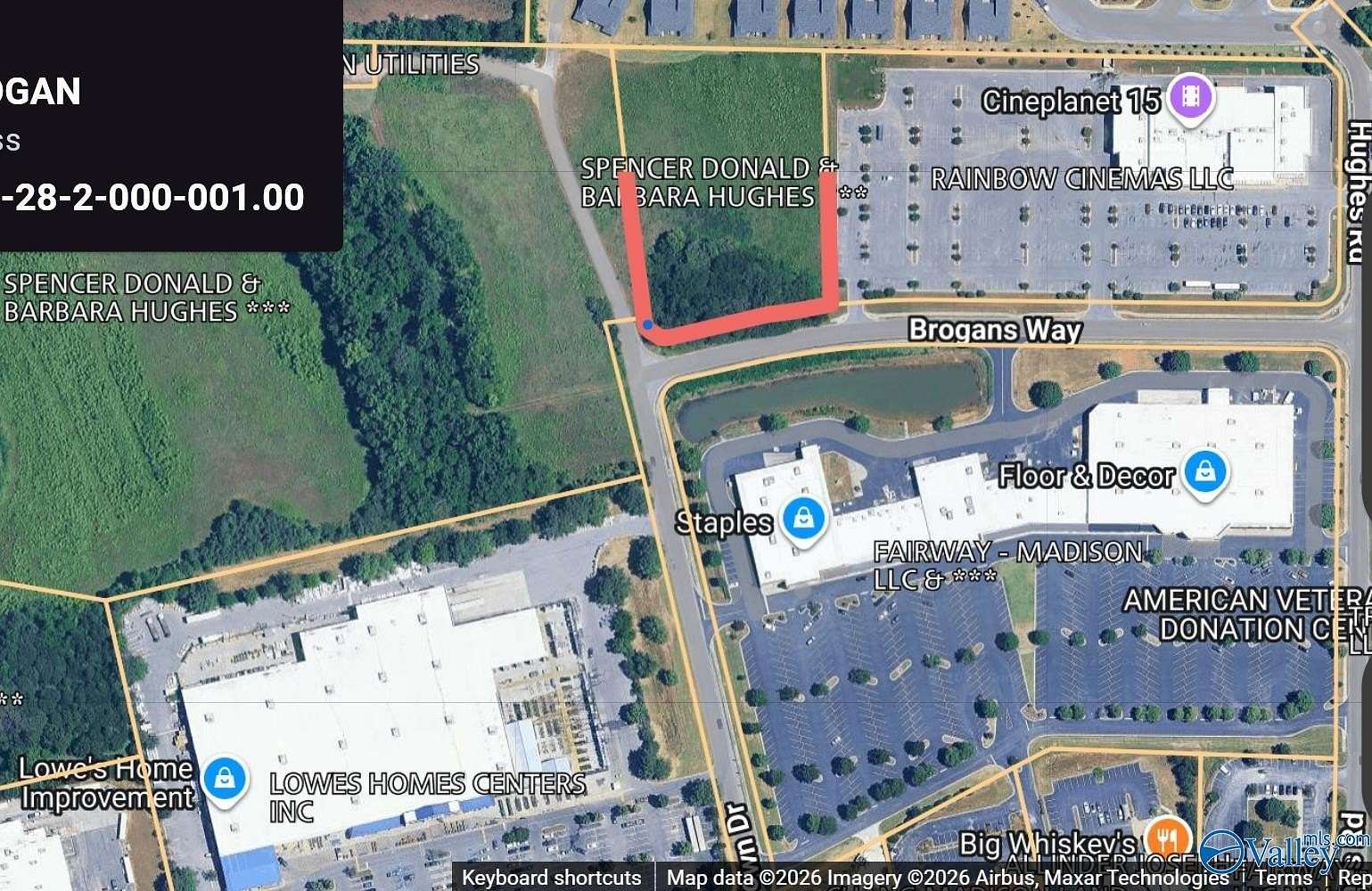 3 Acres of Commercial Land for Sale in Madison, Alabama
