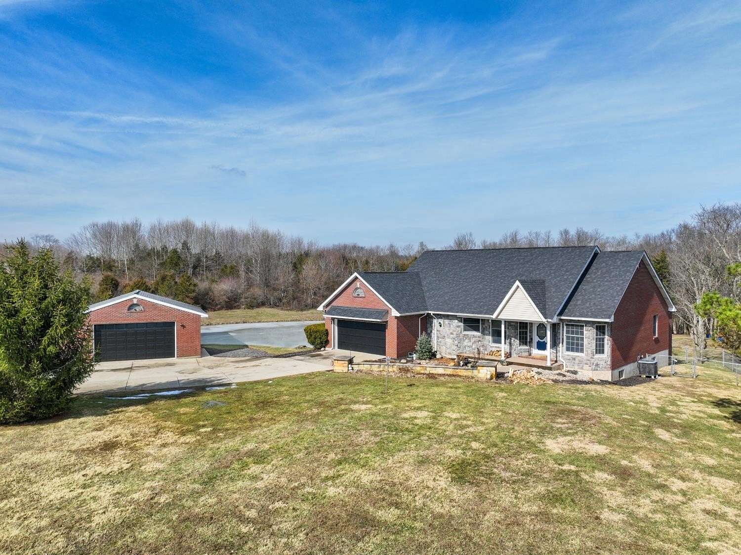 5 Acres of Land with Home for Sale in Dillsboro, Indiana