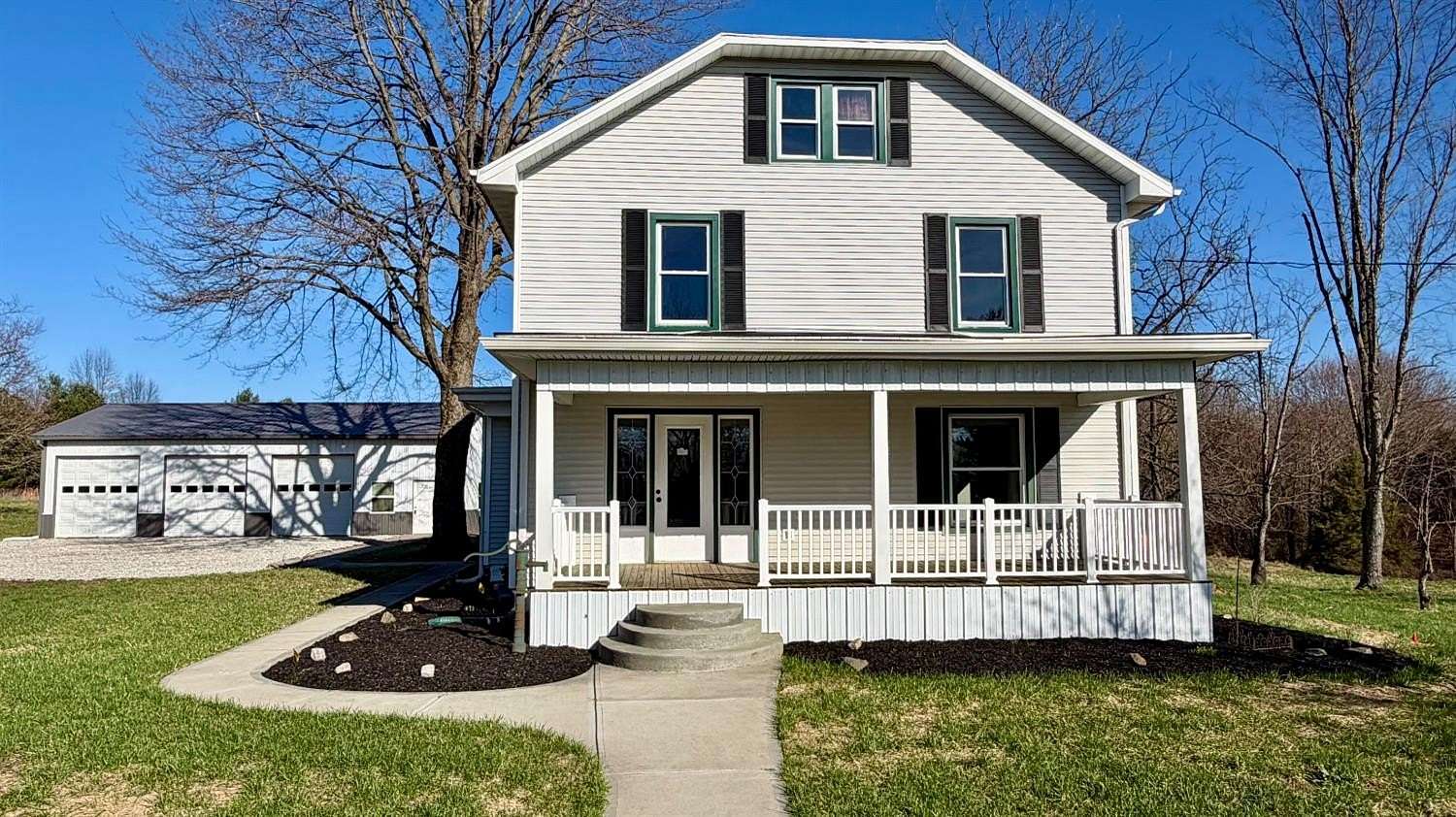 5 Acres of Land with Home for Sale in Moores Hill, Indiana