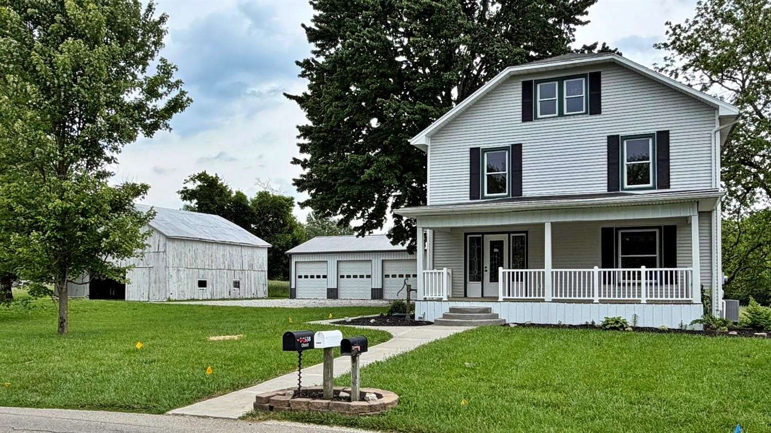 5 Acres of Land with Home for Sale in Moores Hill, Indiana