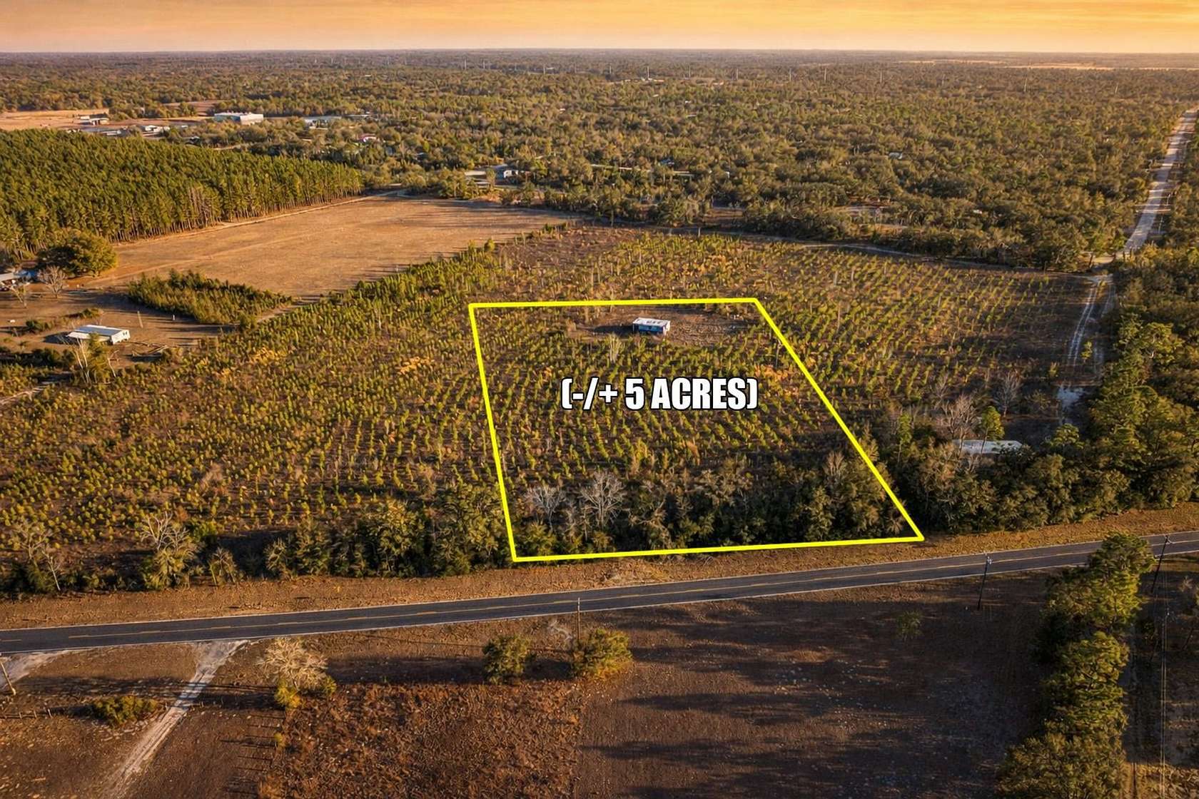 5 Acres of Land with Home for Sale in Bronson, Florida