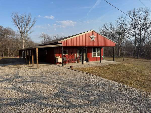 54.2 Acres of Recreational Land with Home for Sale in Falcon, Missouri