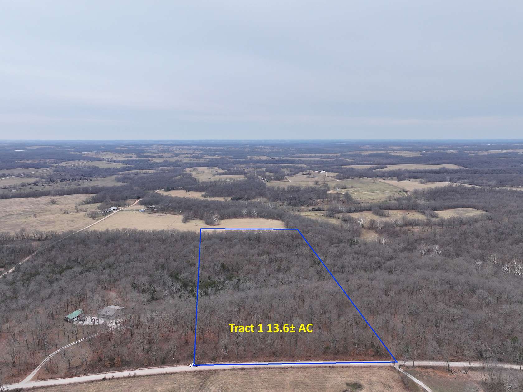 13.6 Acres of Land for Sale in Walnut Grove, Missouri