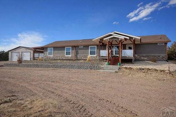 3 Acres of Residential Land with Home for Sale in Walsenburg, Colorado