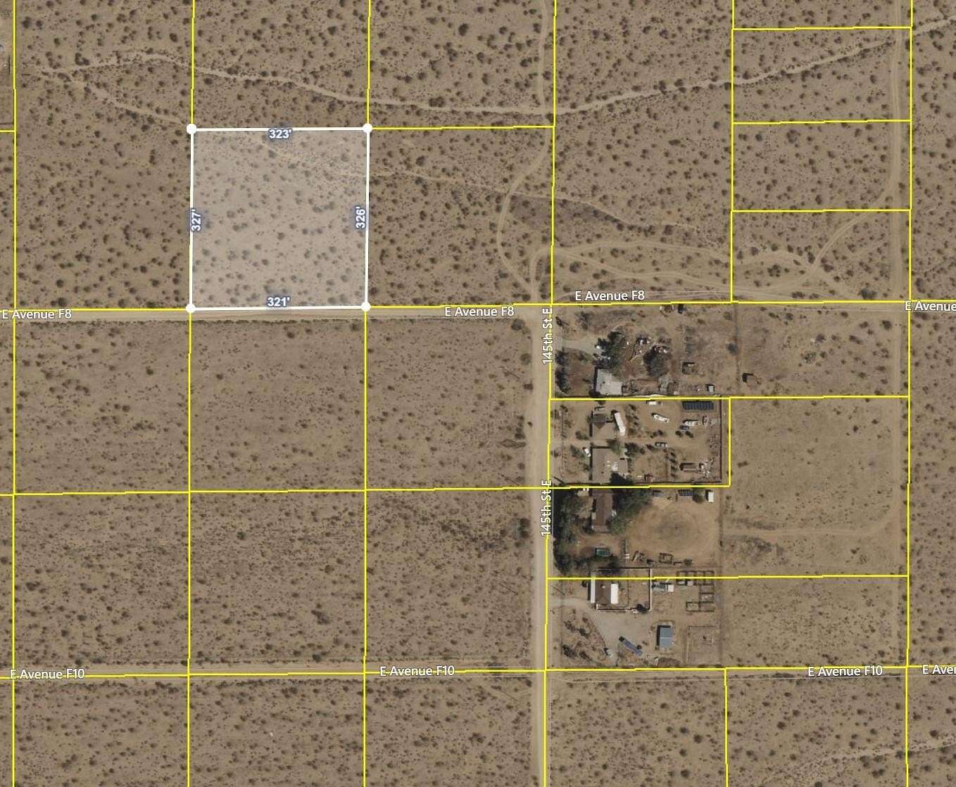2.4 Acres of Residential Land for Sale in Lancaster, California