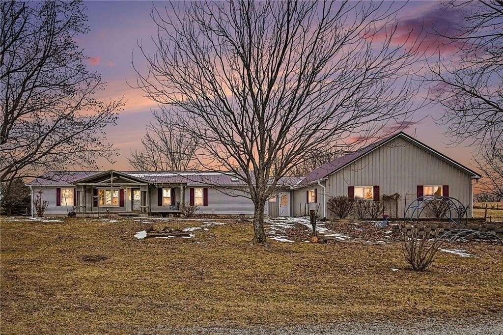 12.5 Acres of Land with Home for Sale in Plattsburg, Missouri