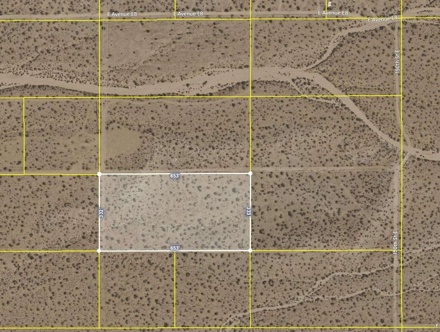 5 Acres of Residential Land for Sale in Lancaster, California