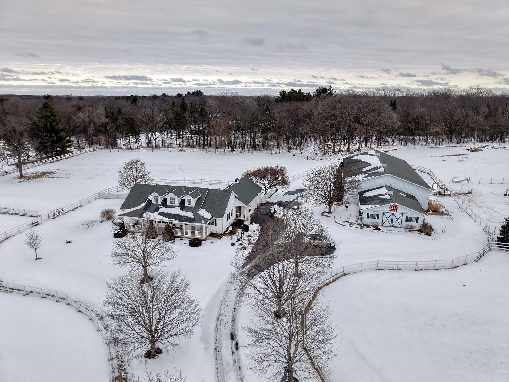 5 Acres of Land with Home for Sale in Eagle, Wisconsin