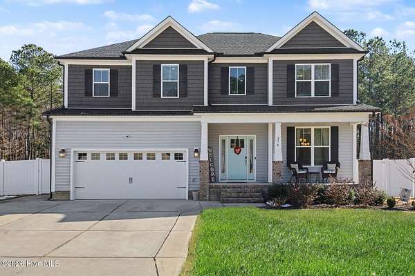 1.56 Acres of Land with Home for Sale in Clayton, North Carolina