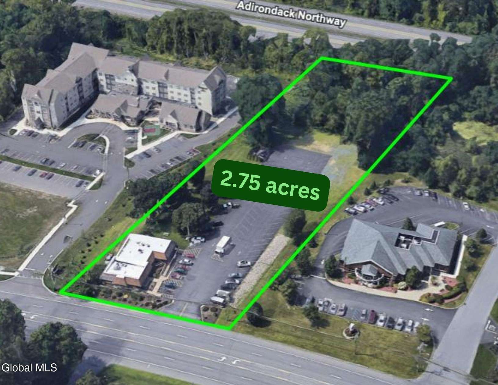 2.75 Acres of Improved Commercial Land for Sale in Clifton Park, New York
