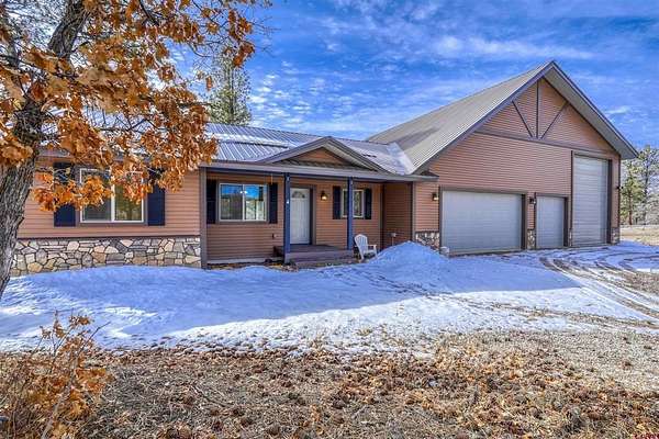 35.3 Acres of Agricultural Land with Home for Sale in Pagosa Springs, Colorado