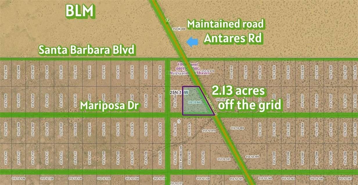 2.13 Acres of Land for Sale in Kingman, Arizona