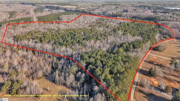55 Acres of Recreational Land for Sale in Laurens, South Carolina