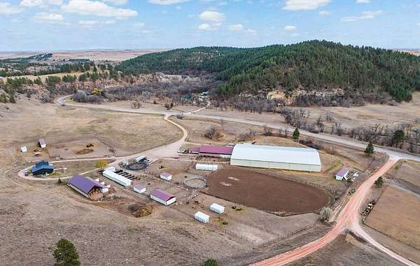 40.6 Acres of Agricultural Land with Home for Sale in Hermosa, South Dakota