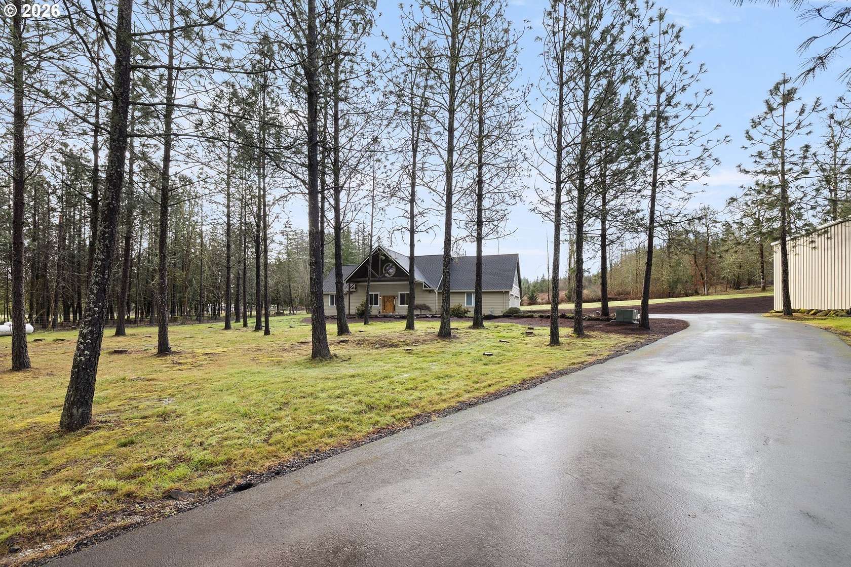 2.5 Acres of Residential Land with Home for Sale in Mulino, Oregon