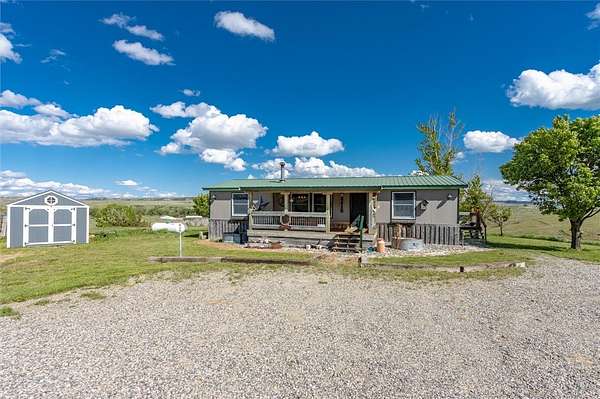 10.4 Acres of Land with Home for Sale in Huntley, Montana