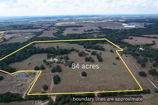 84 Acres of Land for Sale in Brashear, Texas
