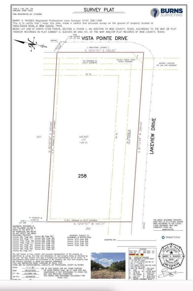 1 Acre of Residential Land for Sale in Chico, Texas