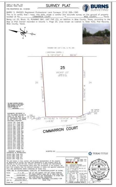 0.24 Acres of Residential Land for Sale in Bridgeport, Texas
