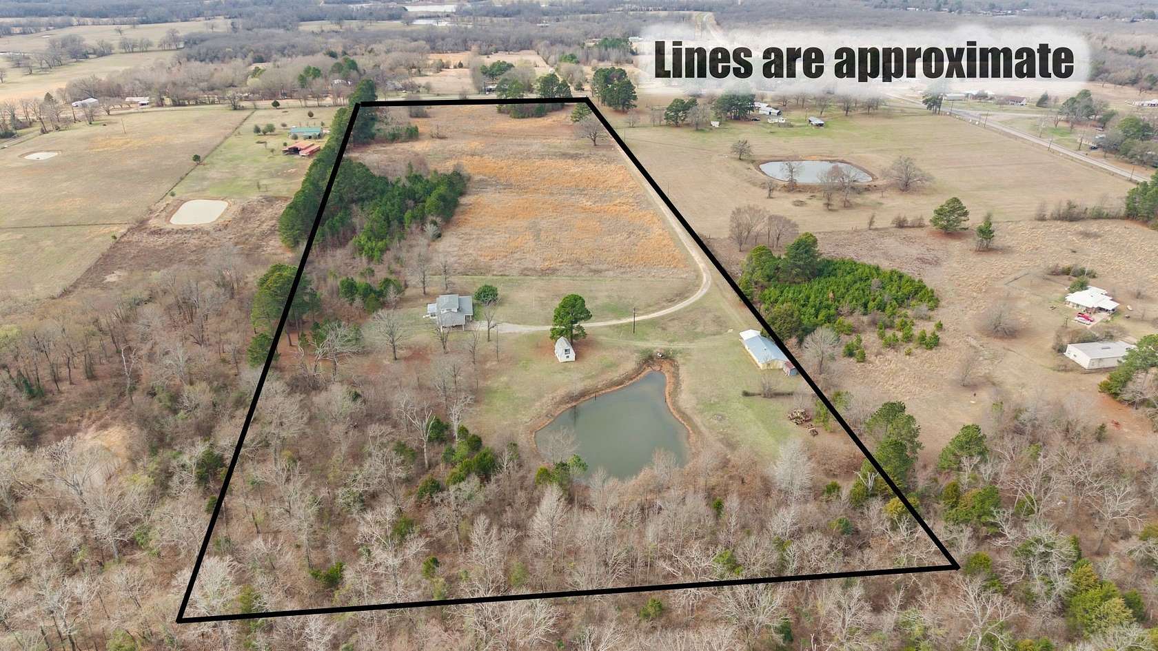 20.5 Acres of Land with Home for Sale in Alba, Texas