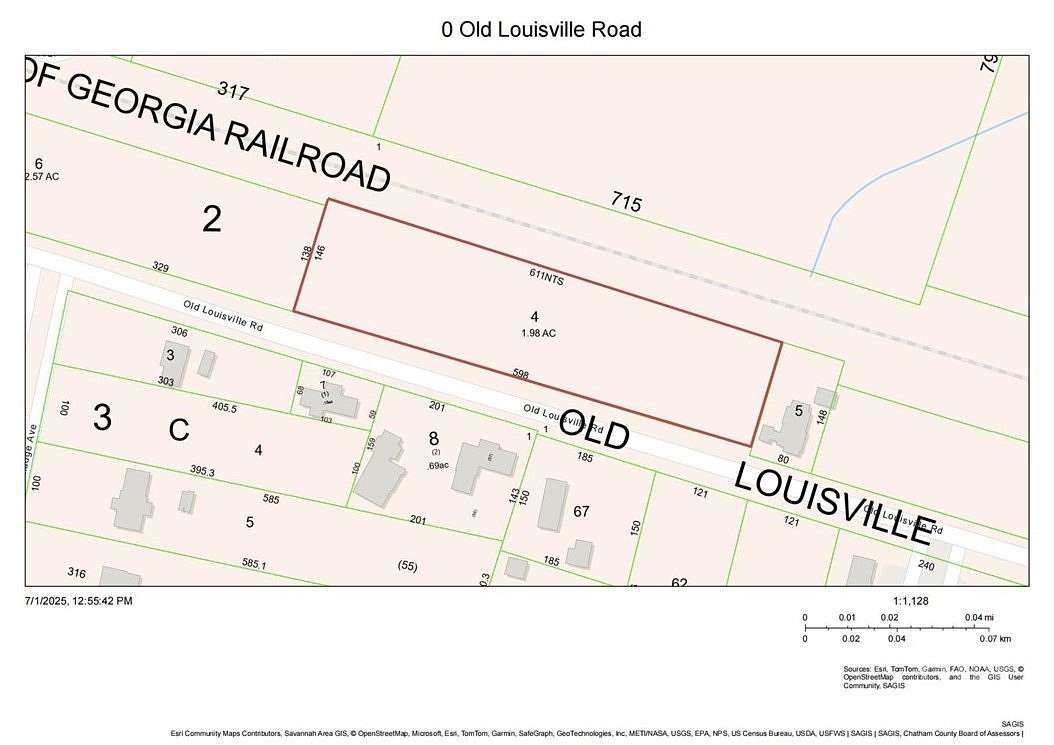 2 Acres of Commercial Land for Sale in Savannah, Georgia