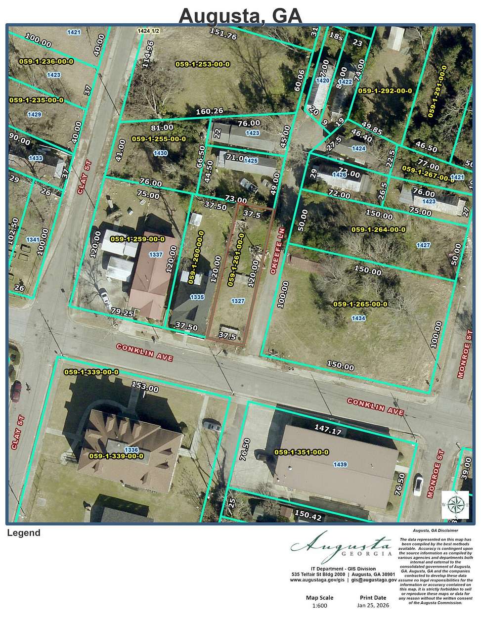 0.1 Acres of Residential Land for Sale in Augusta, Georgia