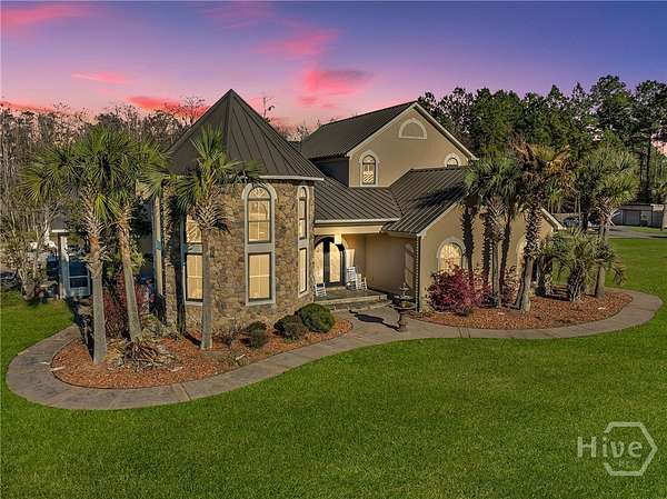 13.5 Acres of Land with Home for Sale in Bloomingdale, Georgia