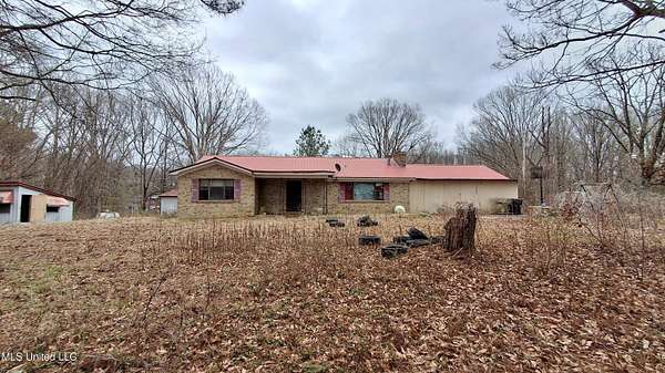 14.1 Acres of Land with Home for Sale in Holly Springs, Mississippi