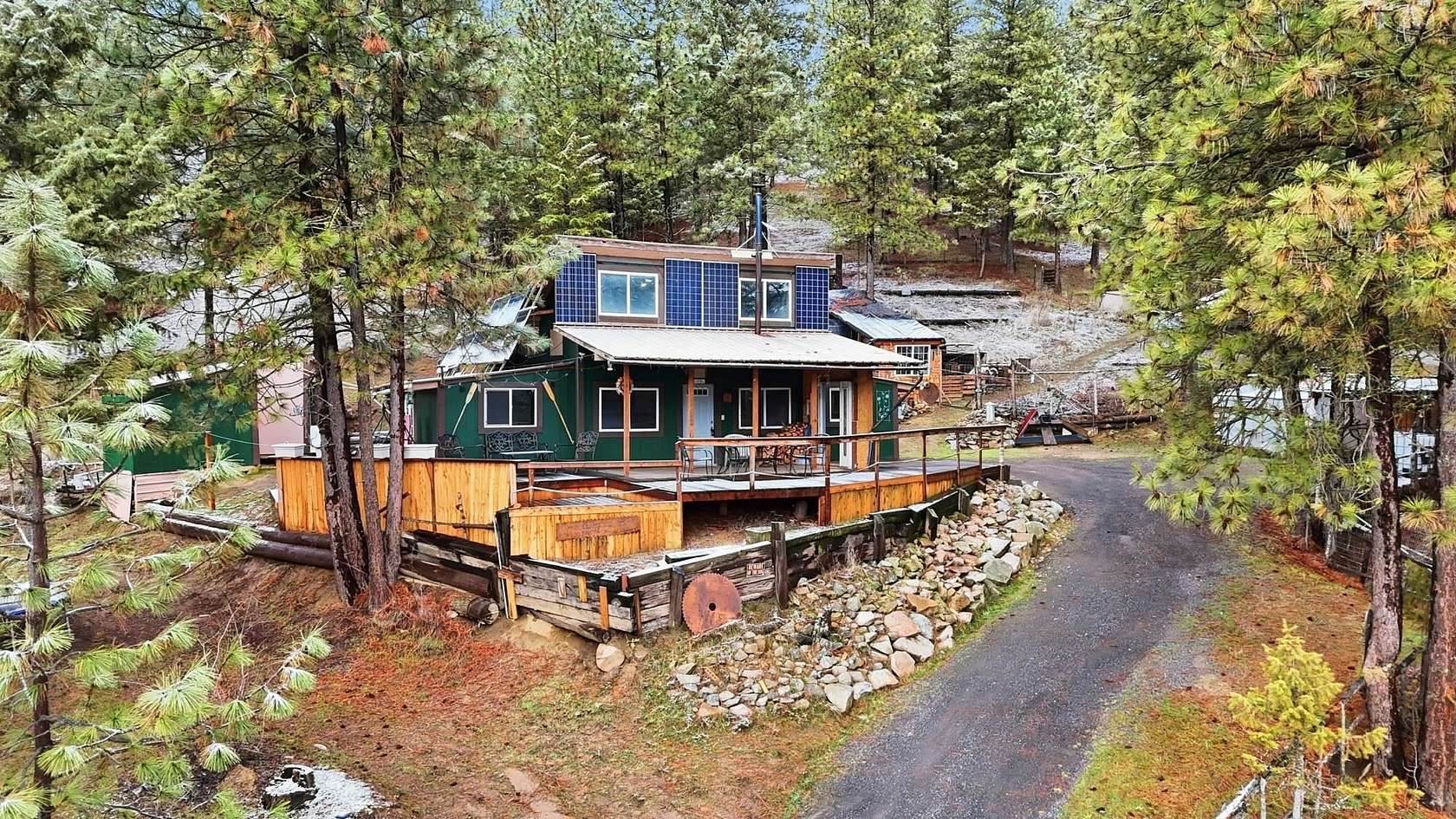 16 Acres of Land with Home for Sale in Davenport, Washington