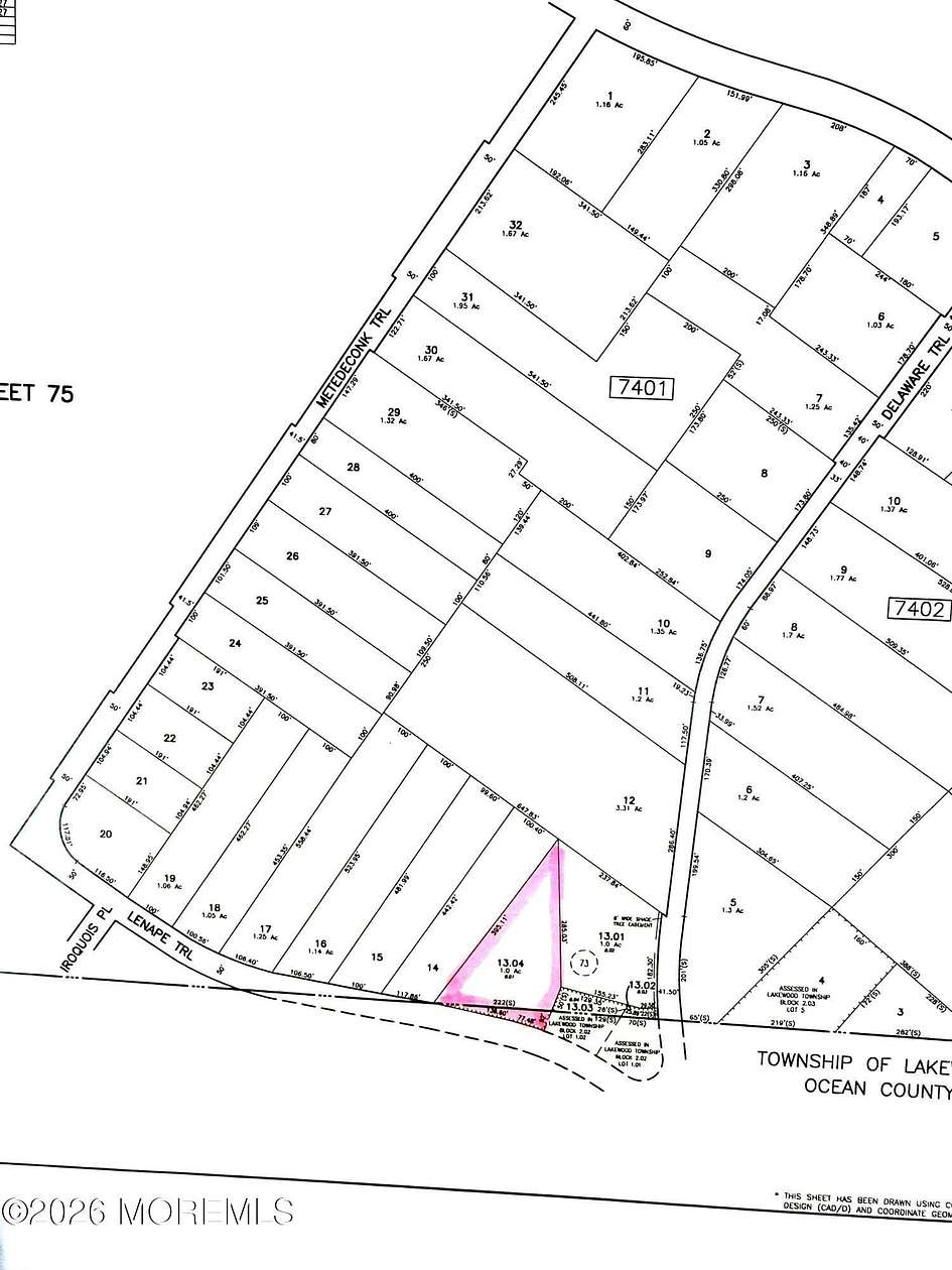 1 Acre of Land for Sale in Jackson Township, New Jersey