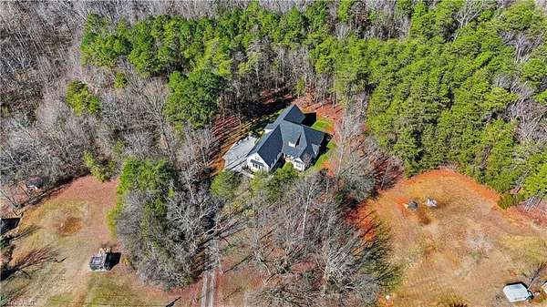 11.8 Acres of Recreational Land with Home for Sale in Cleveland, North Carolina