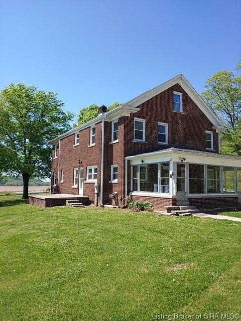 5.4 Acres of Residential Land with Home for Sale in Shoals, Indiana