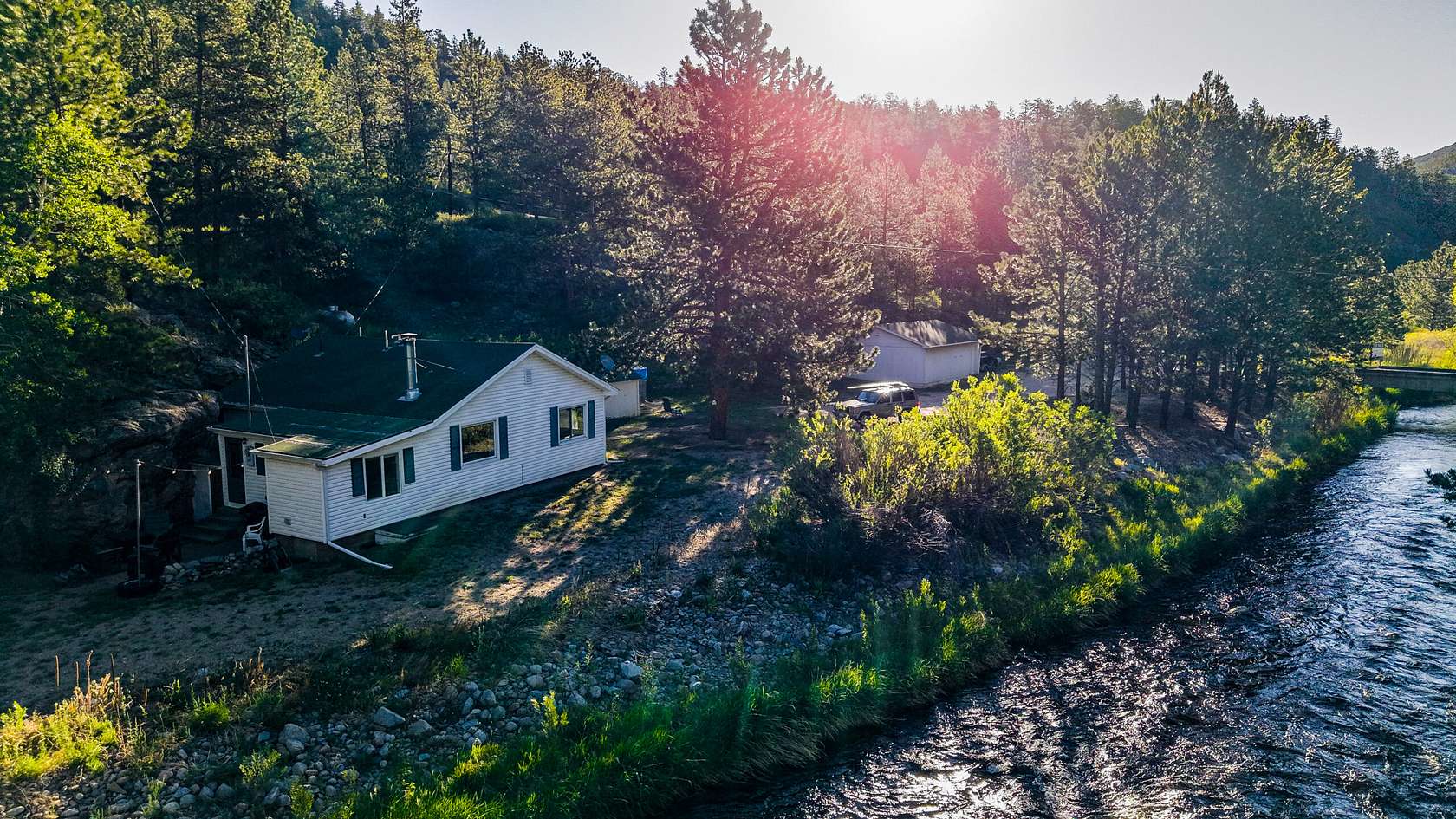 289 Acres of Recreational Land with Home for Sale in Drake, Colorado