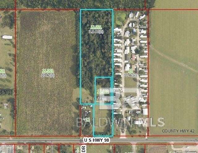 7.8 Acres of Land for Sale in Elberta, Alabama