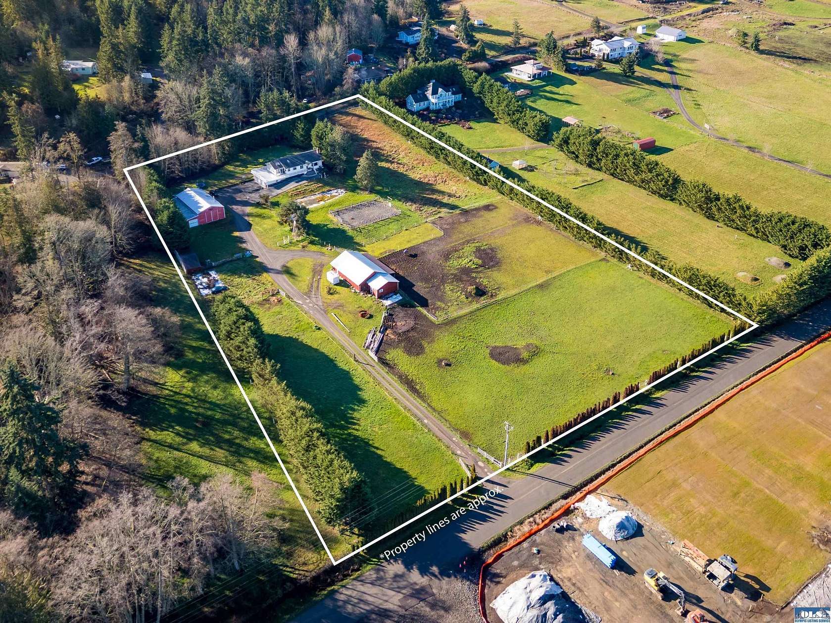 5.44 Acres of Land with Home for Sale in Sequim, Washington