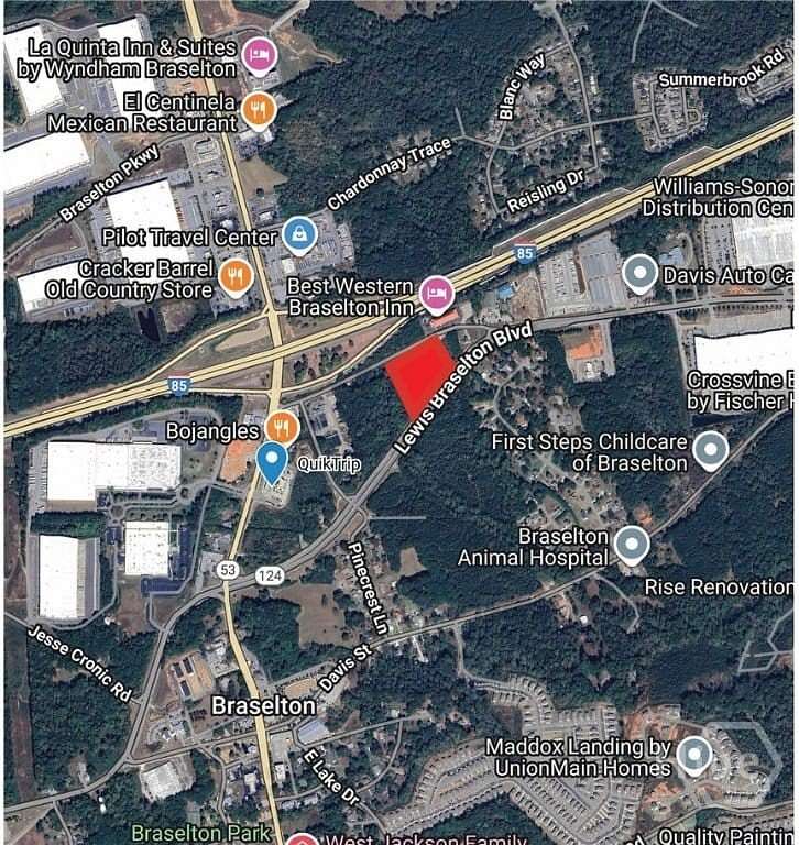 4.57 Acres of Commercial Land for Sale in Braselton, Georgia