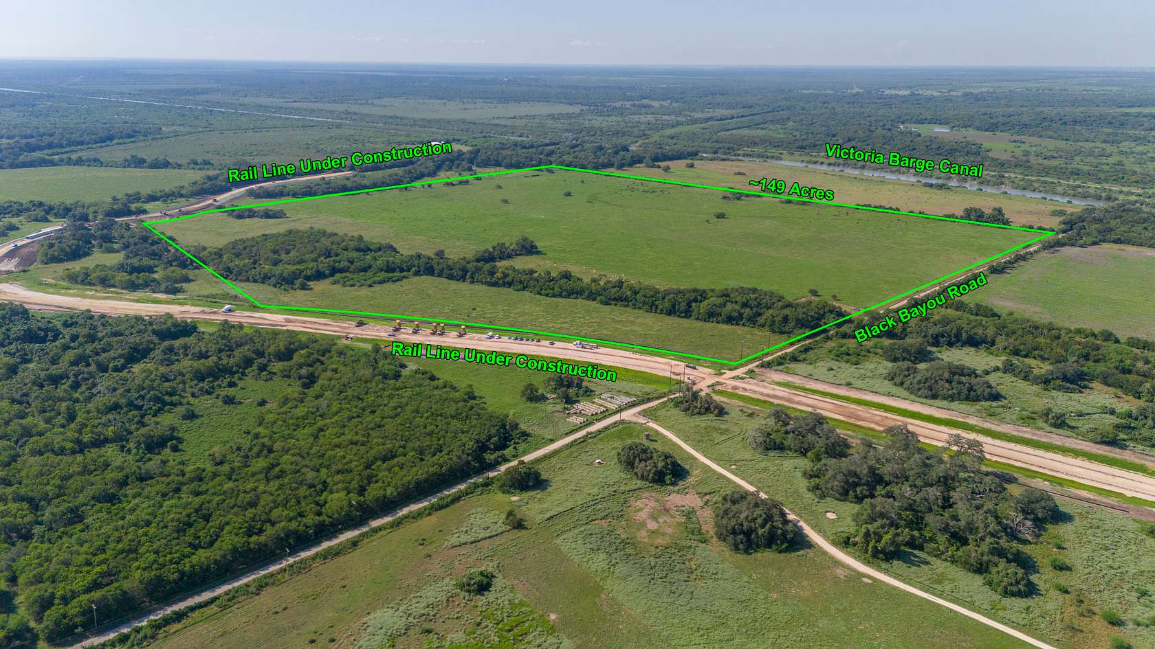 143 Acres of Land for Sale in Bloomington, Texas