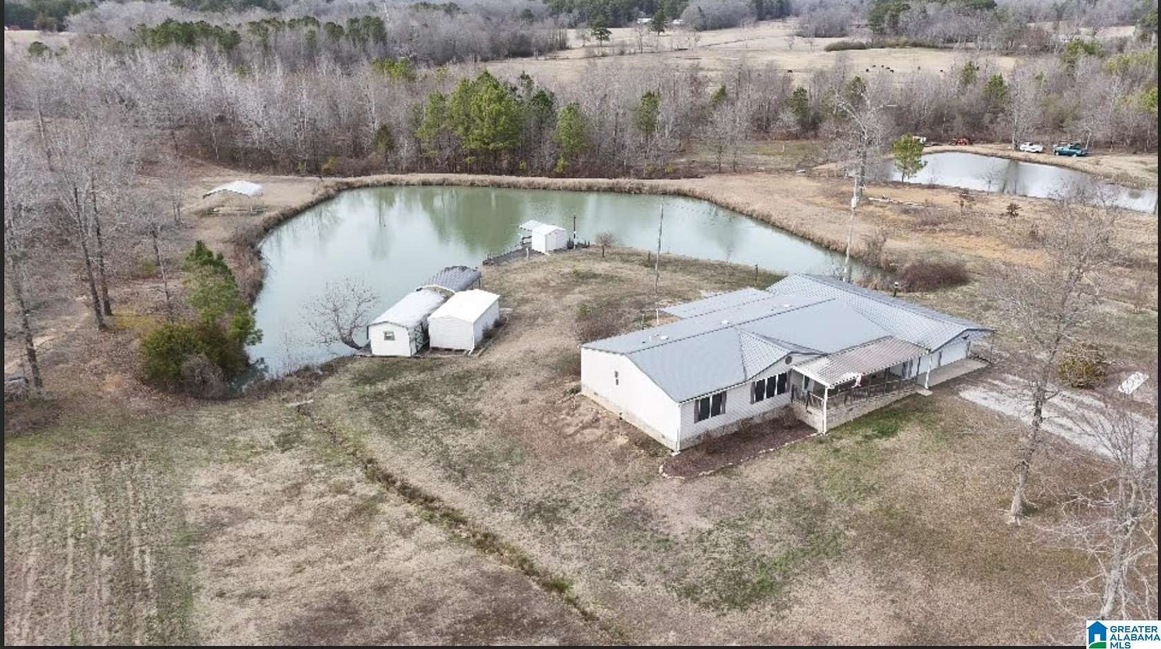 6 Acres of Land with Home for Sale in Jacksonville, Alabama