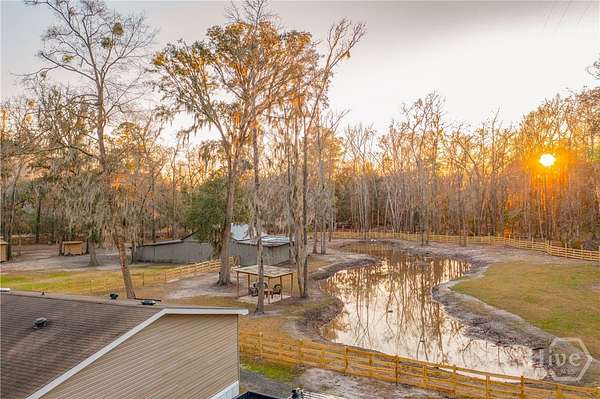 5.65 Acres of Land with Home for Sale in Riceboro, Georgia