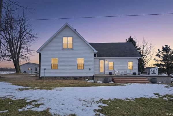 8 Acres of Residential Land with Home for Sale in Fremont, Indiana