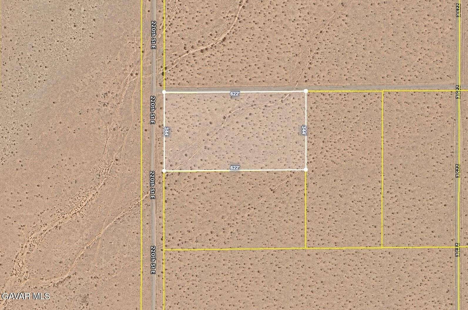 5 Acres of Land for Sale in Lancaster, California