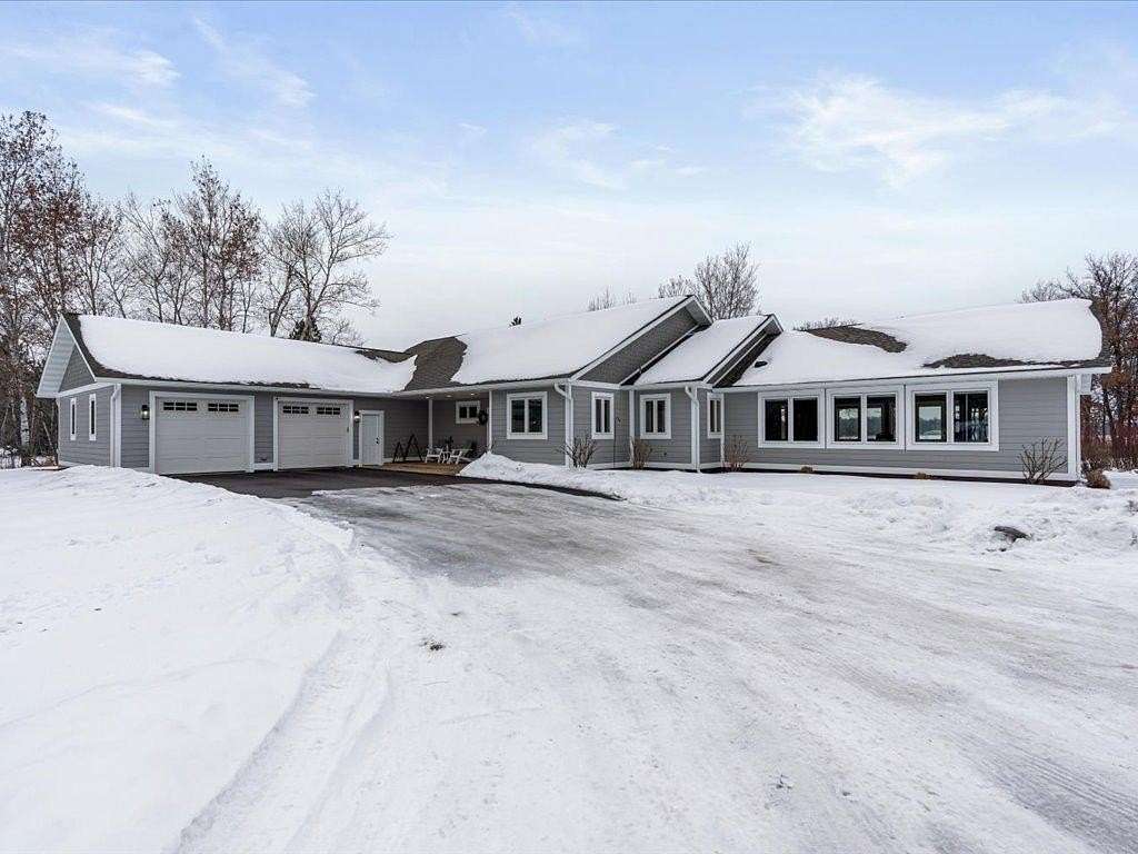 8.65 Acres of Land with Home for Sale in Merrifield, Minnesota