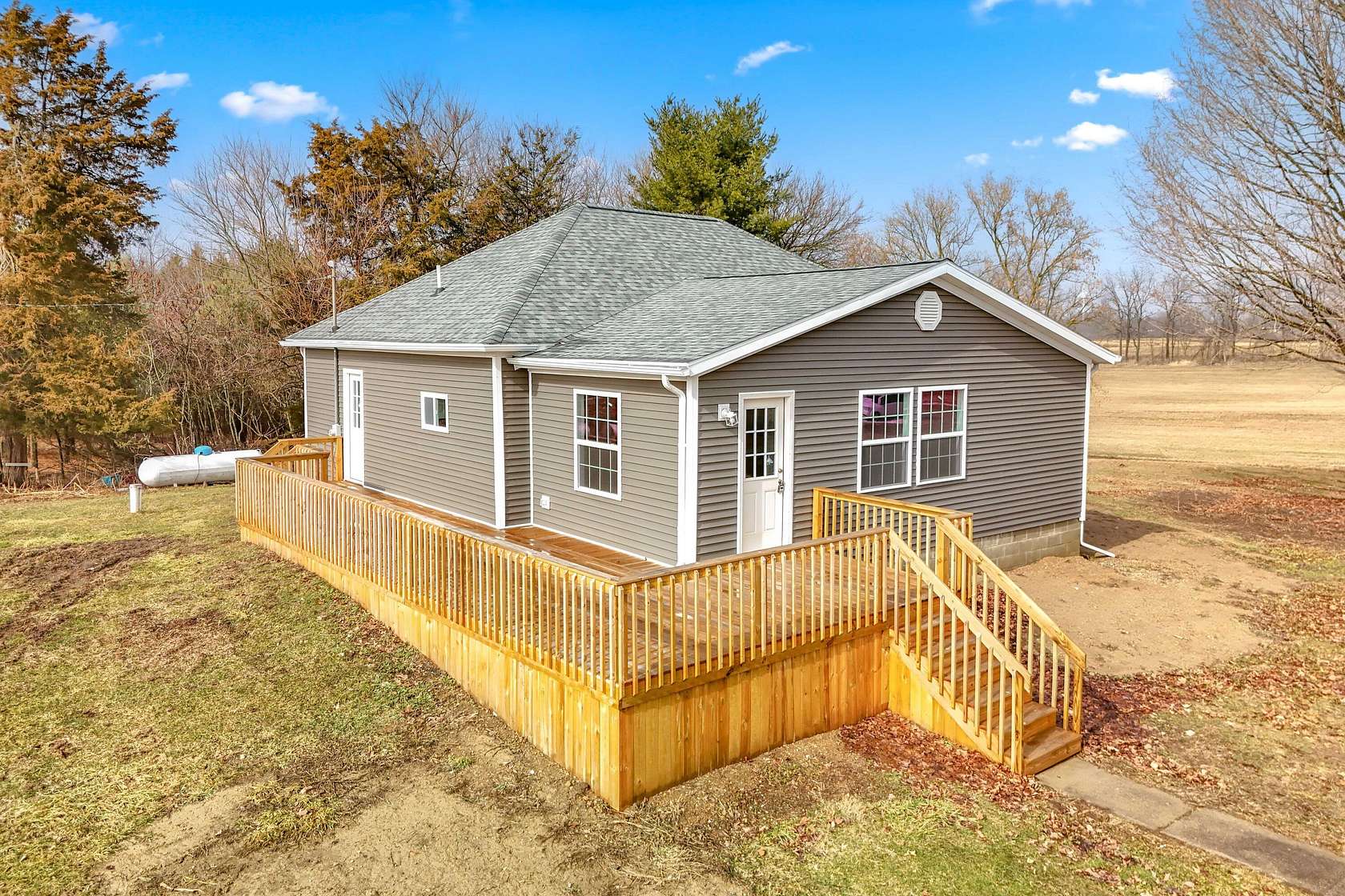3.7 Acres of Land with Home for Sale in North Adams, Michigan