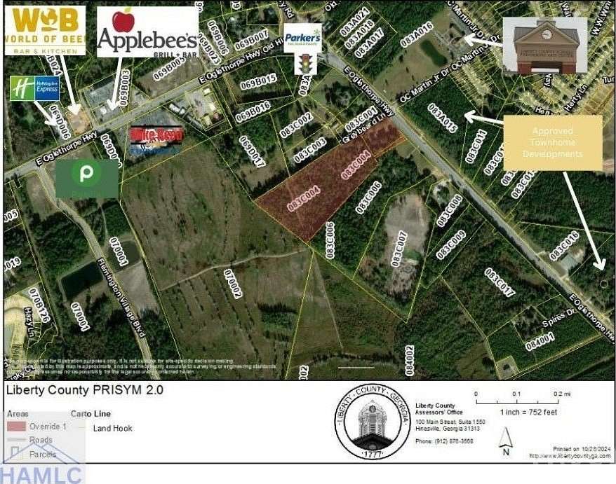 18.6 Acres of Mixed-Use Land for Sale in Hinesville, Georgia