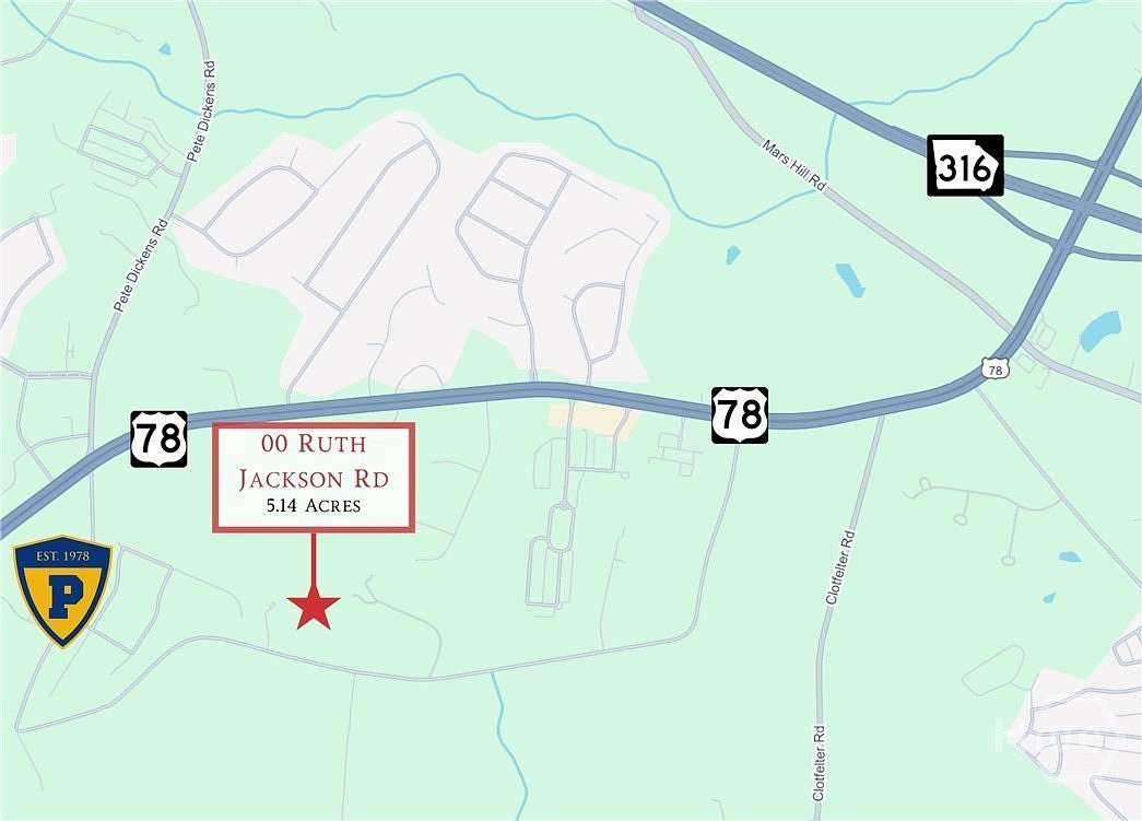 5.14 Acres of Residential Land for Sale in Bogart, Georgia