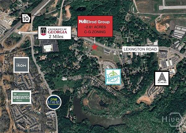 2.6 Acres of Mixed-Use Land for Sale in Athens, Georgia