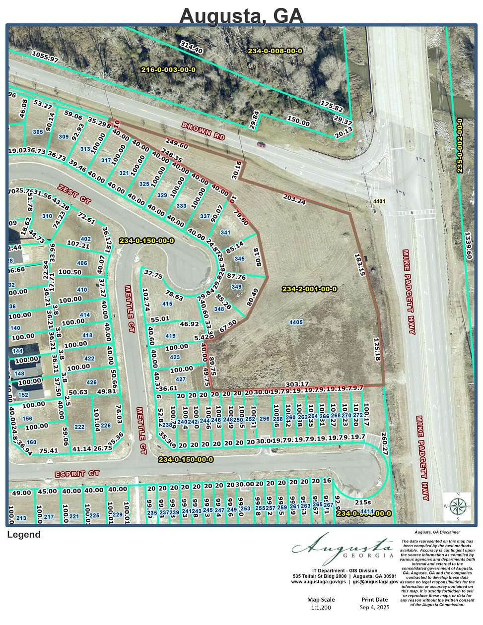 2 Acres of Commercial Land for Sale in Augusta, Georgia