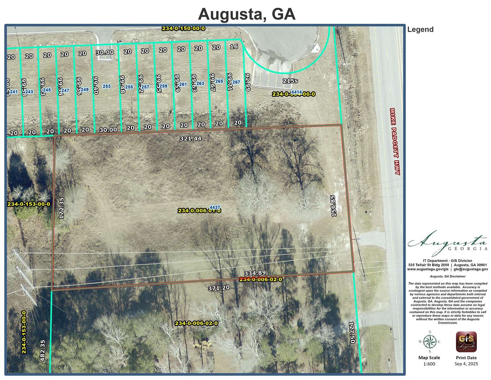 1.24 Acres of Land for Sale in Augusta, Georgia